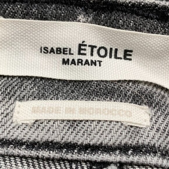 Marant Etoile black stone-washed denim jeans, size 44 - Picture 4 of 4